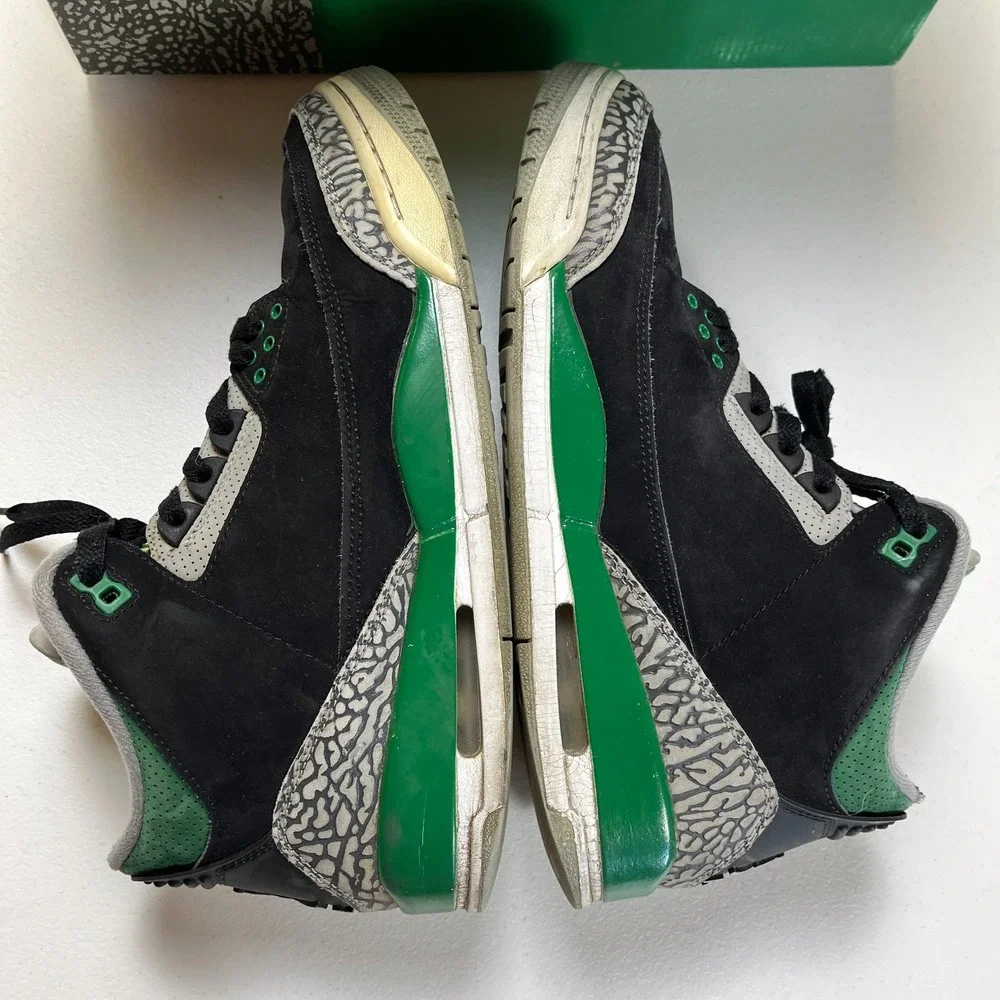 Jordan Air Jordan 3 Retro 10.5 Pine Green Black/Cement Grey/White CT8532-030